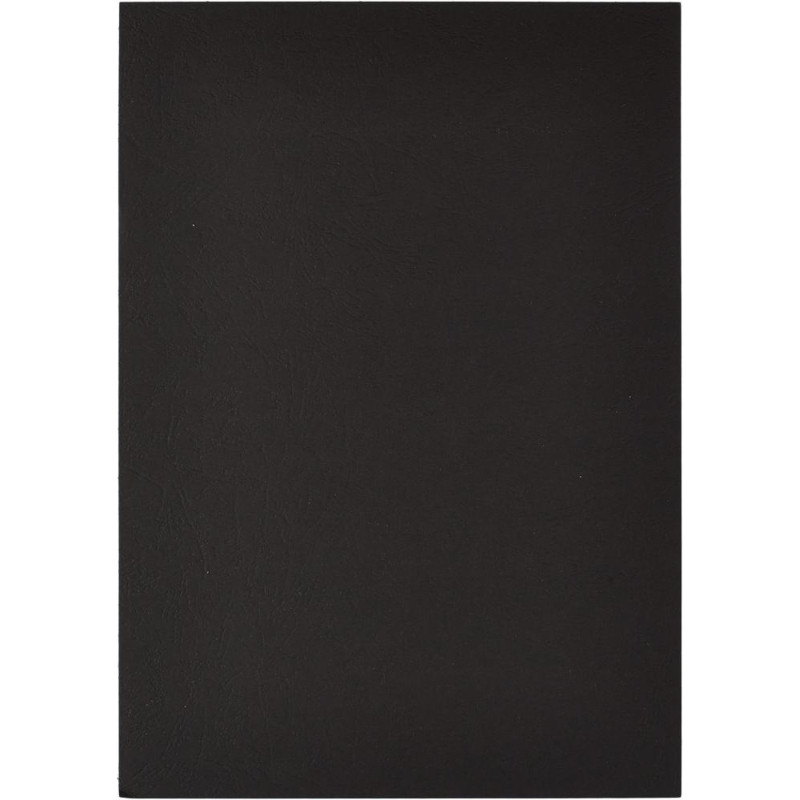 Обложки для переплета картонные Promega office чер.кожаА4,230г/м2,100шт/уп.