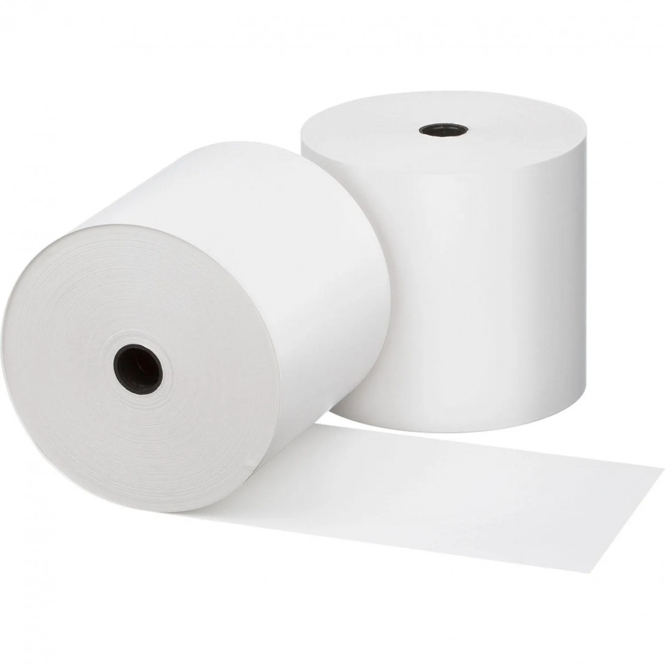 Ролики для касс 80мм 80м, вт.12, т/б 44 гр/м2, 8шт/уп (спайка)