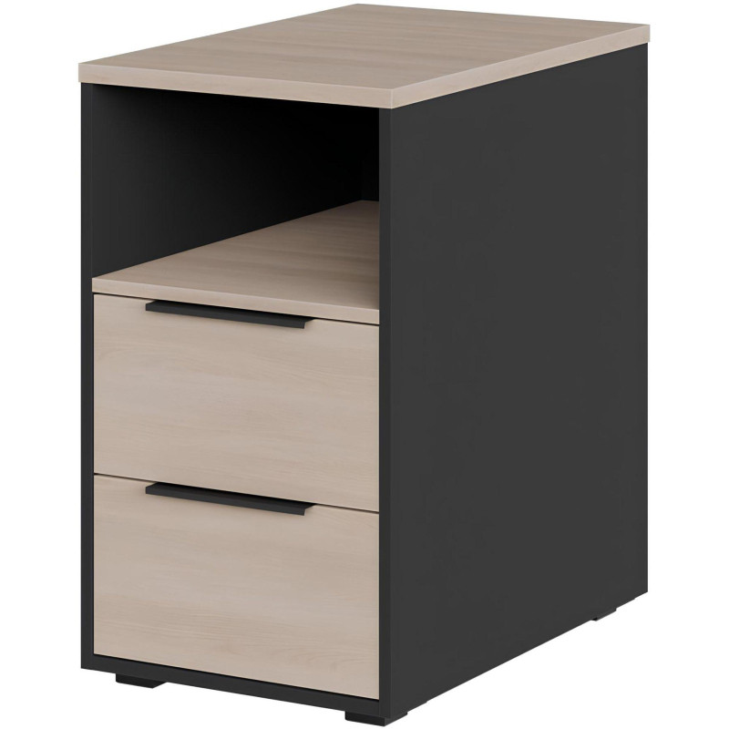 Тумба приставная К-Loft 241T001 дуб скандин./графит