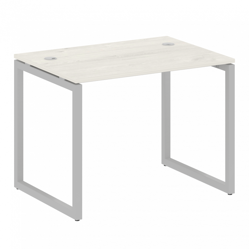 Metal System Quattro Стол письменный на О-образном м/к 40БО.СП-1 Дуб Наварра/Металл Серый 1000*720*7