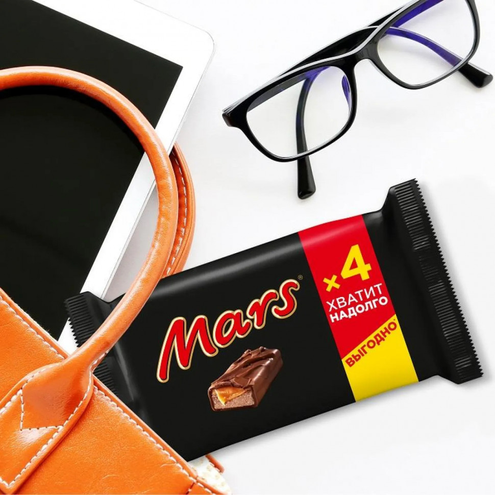 Шоколадный батончик Mars, 4штx40,5г/уп