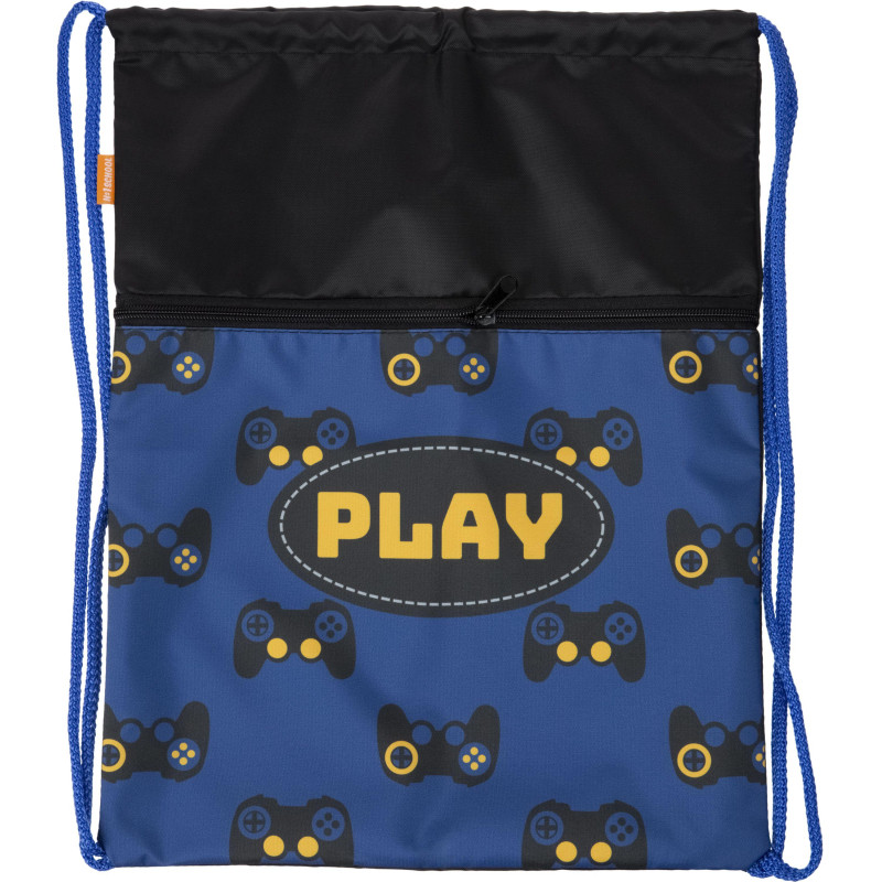 Мешок для обуви Play, 330х420 мм, карман, МО-20-2 Мешок для обуви Play, 330х420 мм, карман, МО-20-2