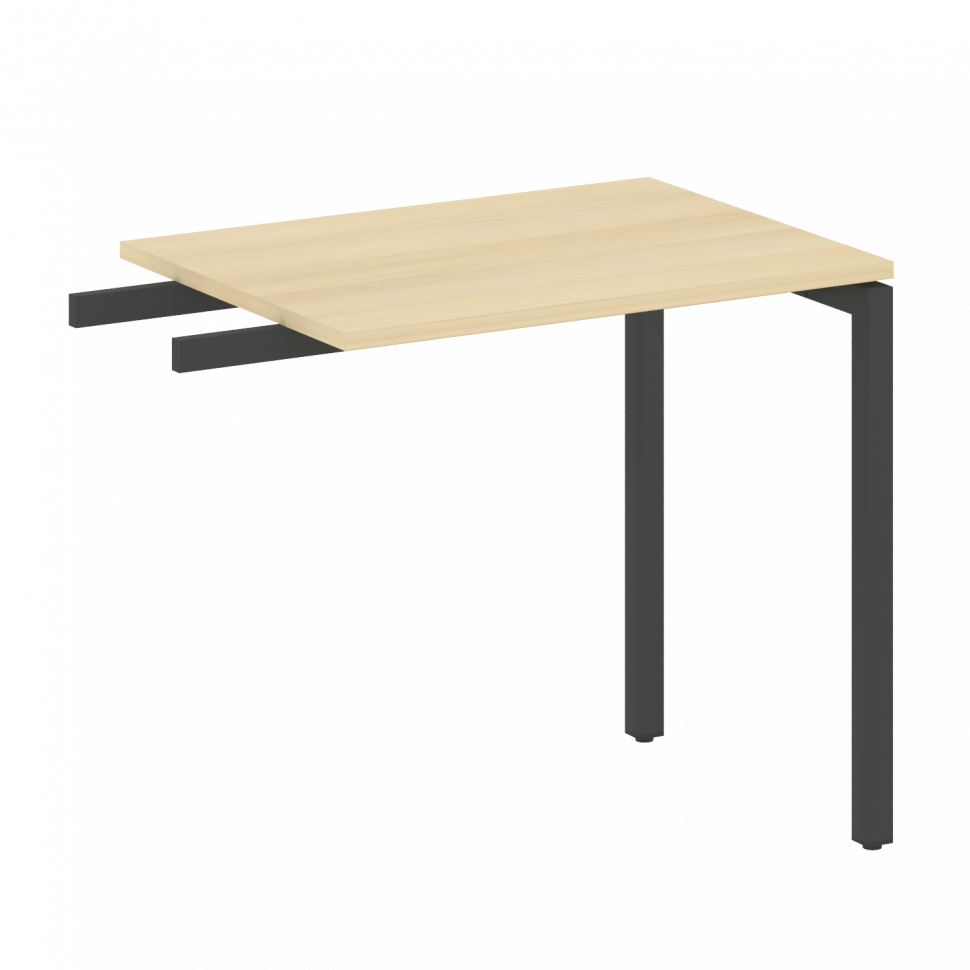 Metal System Quattro Приставной элемент на П-образном м/к 40БП.ПР-2 Акация Лорка/Металл Антрацит 800