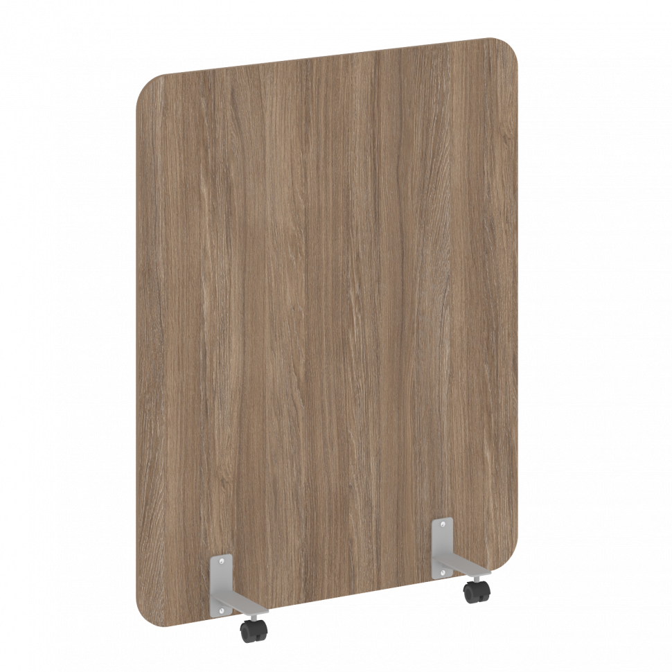 R-line Перегородка на металлических опорах, на роликах DP.R-120-150 Дуб Аризона/Металл Серый 1200*18