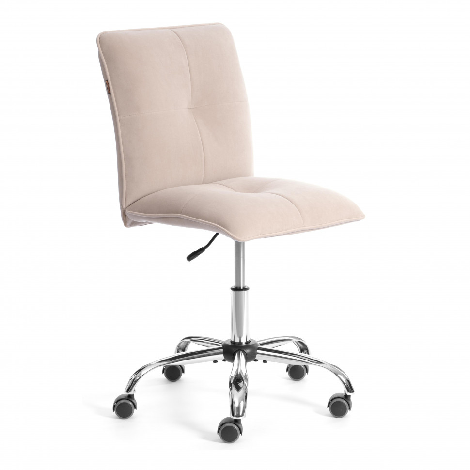 Комплект кресло + стул Sweet LT, флок , бежевый/черный, 7, 41х55х88 см