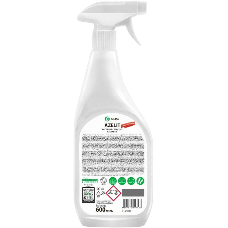 Средство для чистки плит Azelit  Антижир 600мл (СВЧ, грили,коптильни)