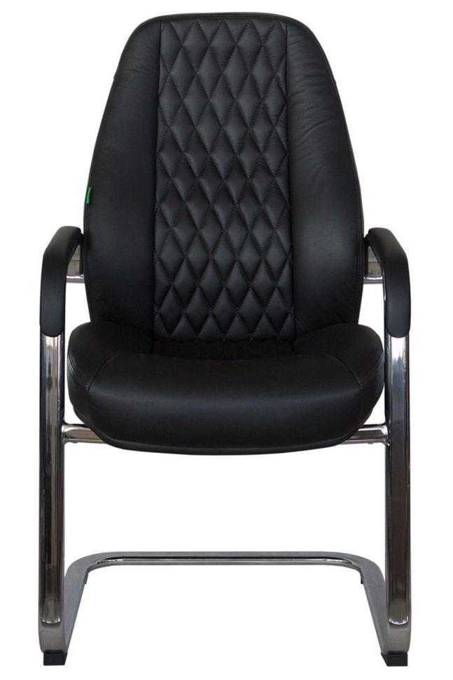 Кресло Orso-SF F385 нат.кожа чёрный (А8)