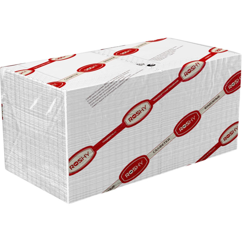 Салфетки бумажные 2 сл. 24х24 белые 250 шт./уп