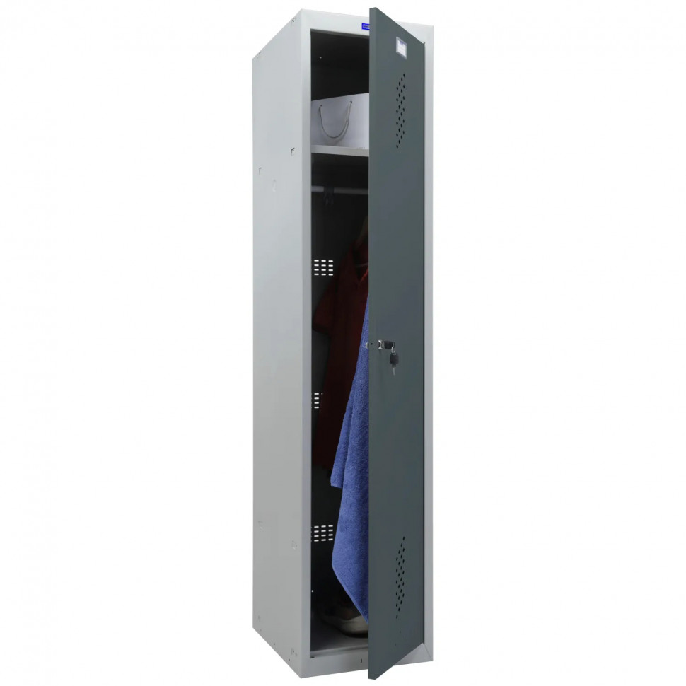Шкаф для одежды металлический Cobalt Locker 11-40(базовый модуль)R7043/7038