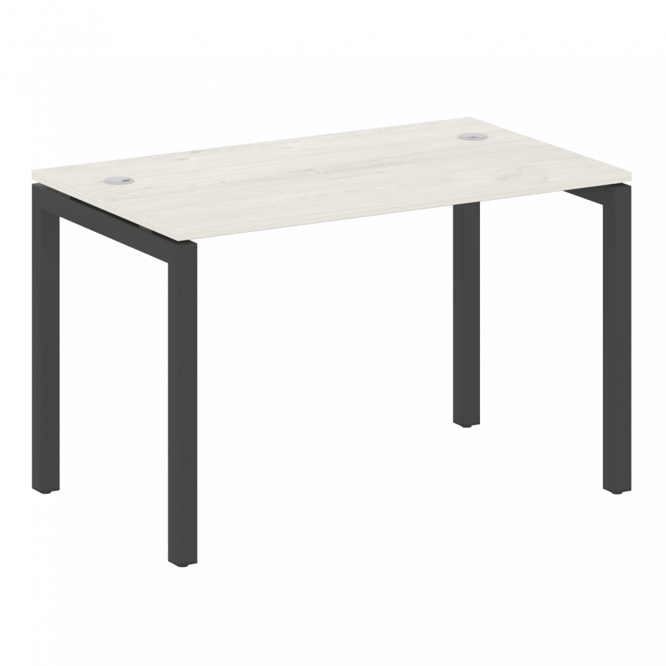 Metal System Quattro Стол письменный на П-образном м/к 50БП.СП-2 Дуб Наварра/Металл Антрацит 1200*72