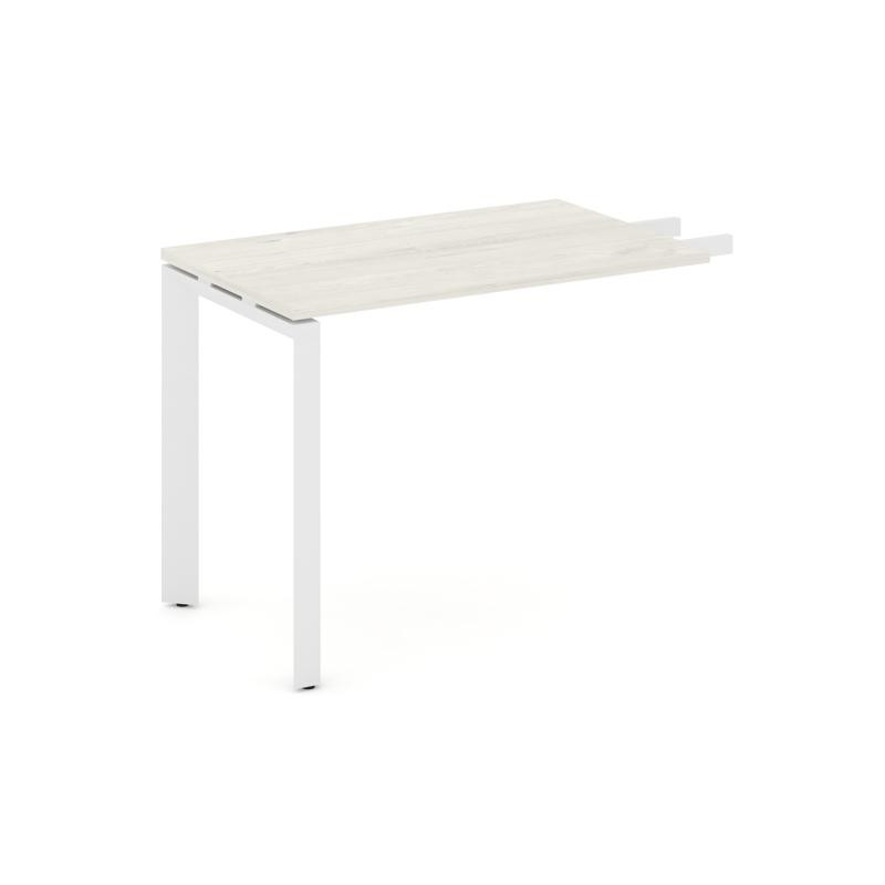 Style Project Брифинг-приставка SN-59P.BR-003 Дуб Наварра/Металл Белый 980*600*750