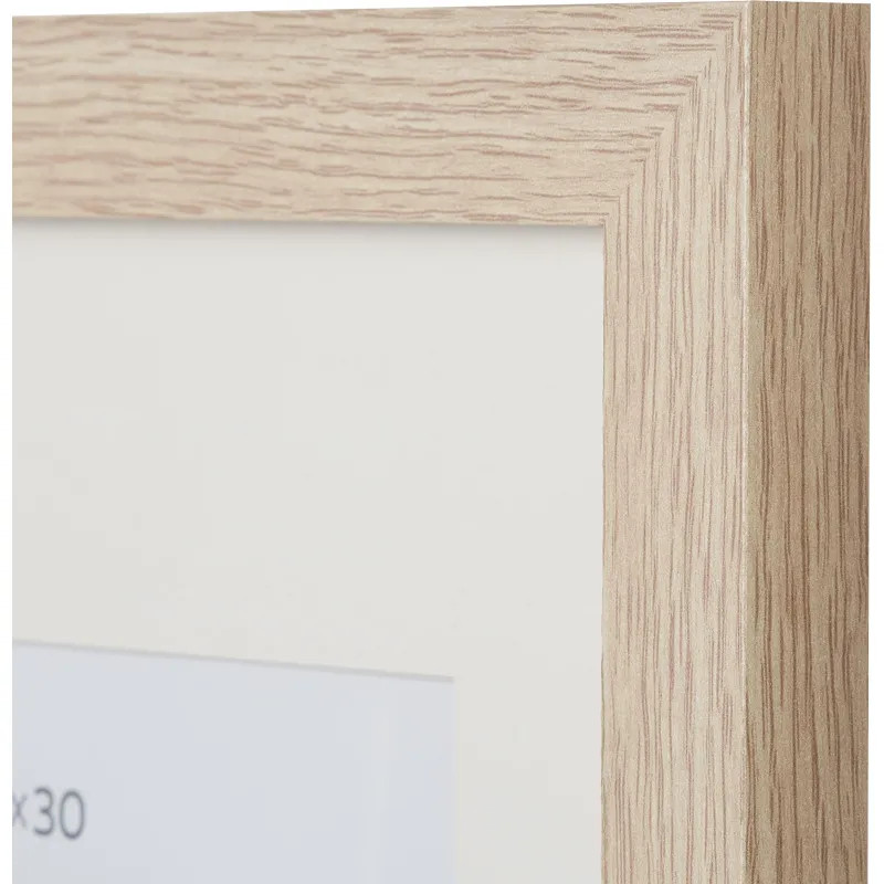 Рамка с паспарту А4 21x30 см Комус/ATTACHE МДФ багет 18мм бежевая