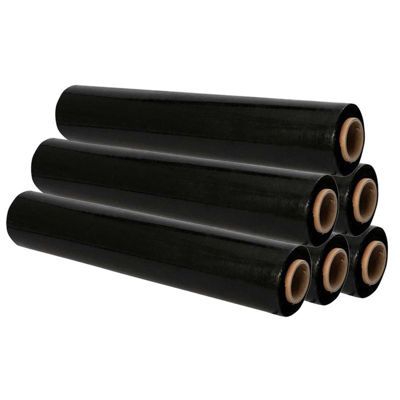 Стрейч-пленка для ручн.уп перв.сыр 23мкм 50см 300м 3,17кг нетто черная