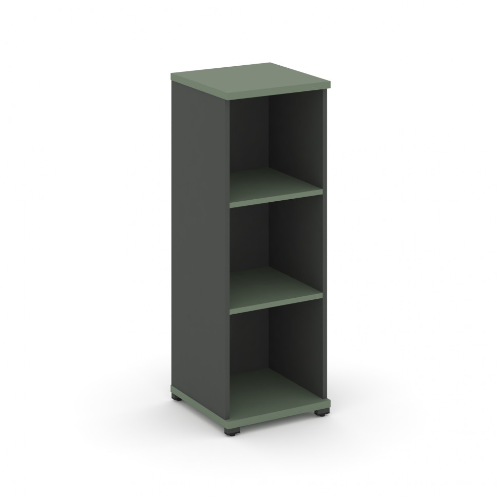 Concept Стеллаж 1 узкая секция, 3 ниши CN.STU.E-310 Кобо/Антрацит/Металл Антрацит 420*420*1186
