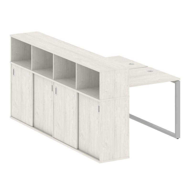 Metal System Рабочая станция с шкафом-купе на О-образном м/к БО.РС-СШК-4.1 Т Дуб Наварра/Металл Серы Metal System Рабочая станция с шкафом-купе на О-образном м/к БО.РС-СШК-4.1 Т Дуб Наварра/Металл Серы