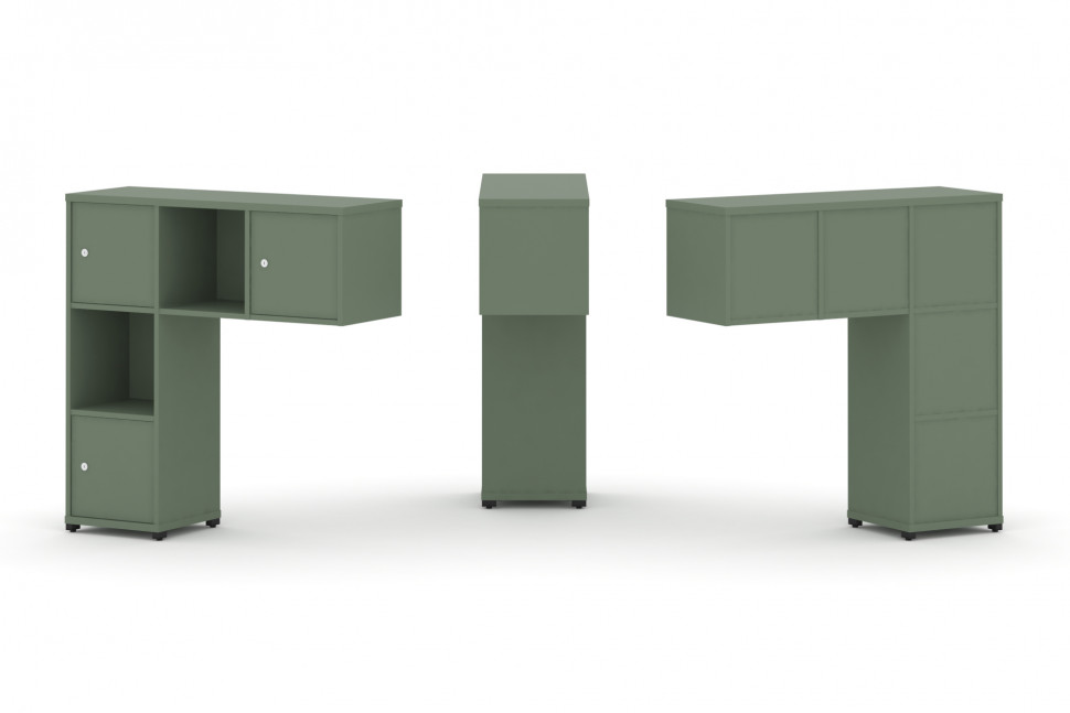 Concept Надставка низкая CN.ONN-002 Кобо/Металл Черный 1099*365*1130