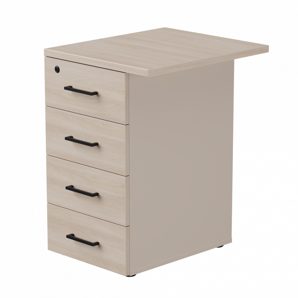 Тумба приставная Everprof EVO (ЭВО) с топом 510х600x755 Кашемир/Дуб Соната