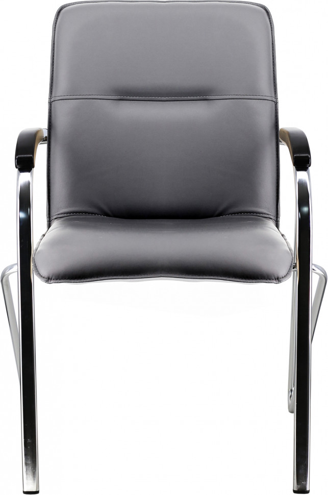 Кресло Everprof Samba (Самба) Wood CF Экокожа Черный