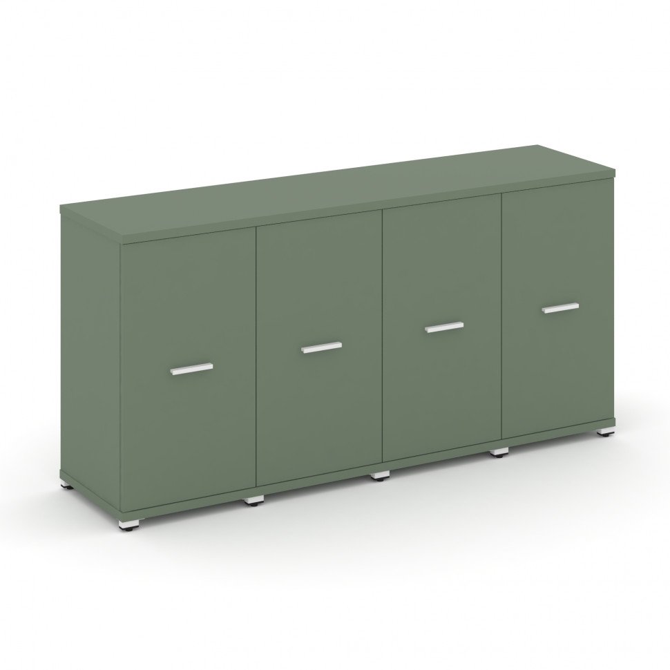 Concept Шкаф 4 узкие секции, 2 ниши CN.STU-243 W Кобо/Металл Белый 1668*420*818