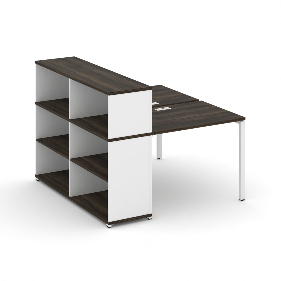 Concept Рабочая станция с опорным стеллажом с надставкой низ. CN.DRS-209 Дуб Мали/Белый Бриллиант/Ме Concept Рабочая станция с опорным стеллажом с надставкой низ. CN.DRS-209 Дуб Мали/Белый Бриллиант/Ме