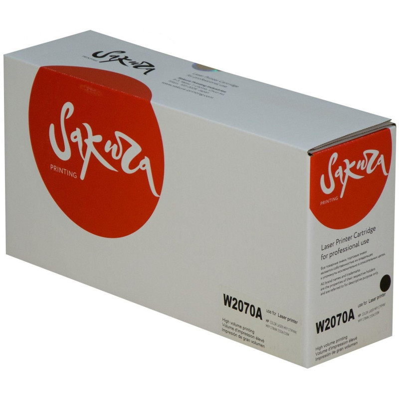 Картридж лазерный SAKURA W2070A чер. для HP 150/MFP 178/179