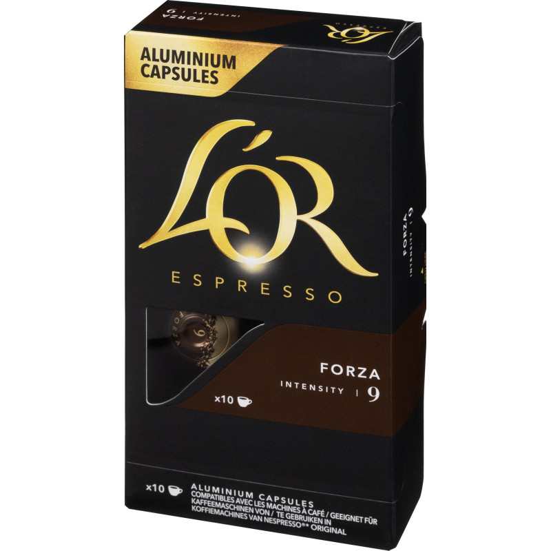 Кофе в капсулах L&#039;OR Espresso Forza,10шт/уп