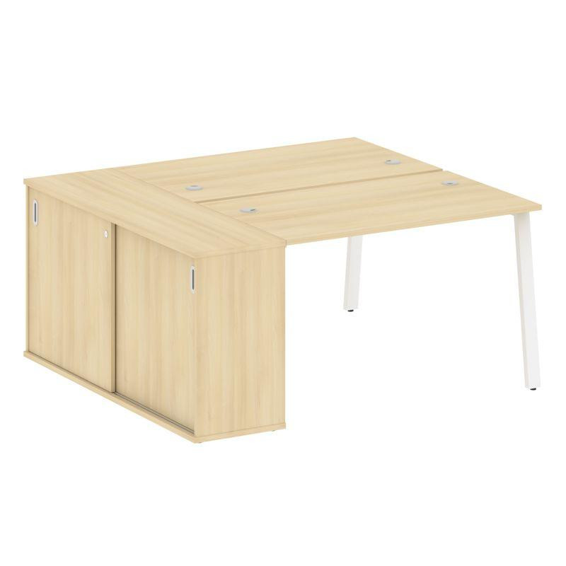 Metal System Рабочая станция с шкафом-купе на А-образном м/к БА.РС-СШК-1.2 Т Акация Лорка/Металл Бел Metal System Рабочая станция с шкафом-купе на А-образном м/к БА.РС-СШК-1.2 Т Акация Лорка/Металл Бел