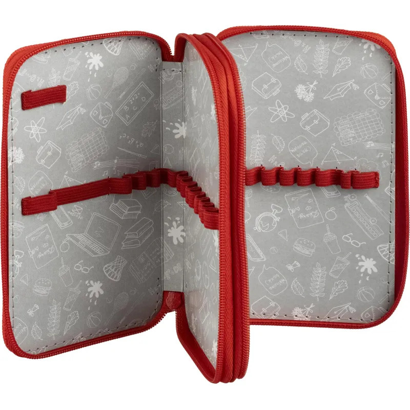 Пенал Комус Класс Urban Moto ПКТ 11-20, ткань, 2 отд., 190х110 мм