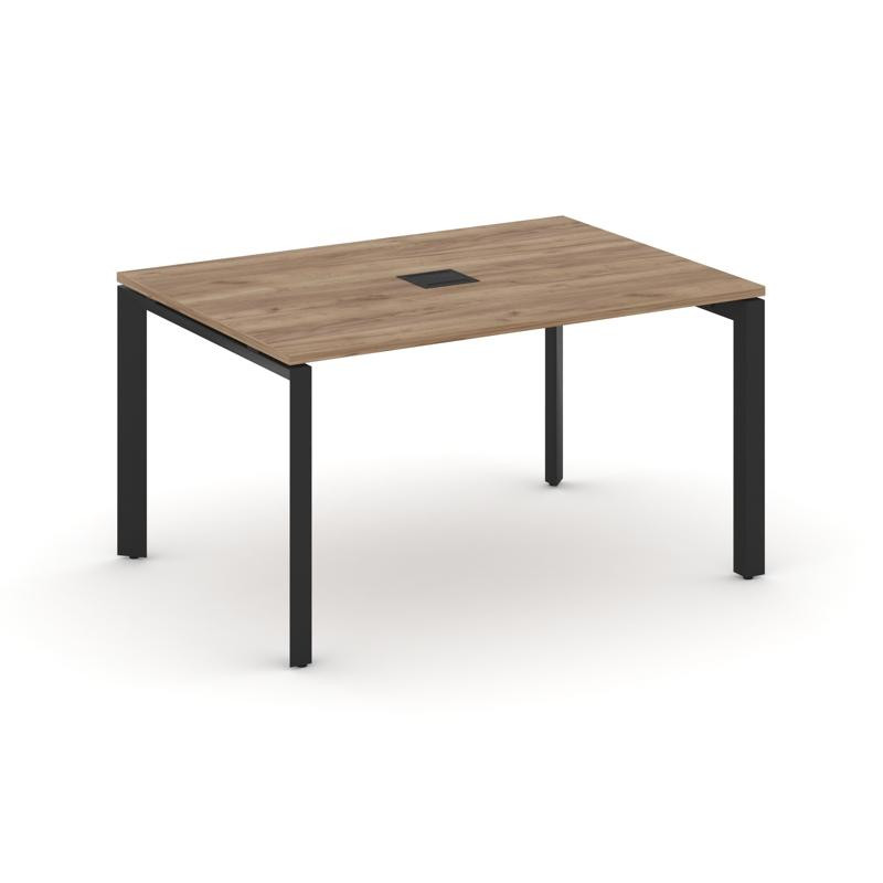 Style Project Стол переговорный SN-59P.SPRG-002 Дуб Табак/Металл Черный 1180*980*750