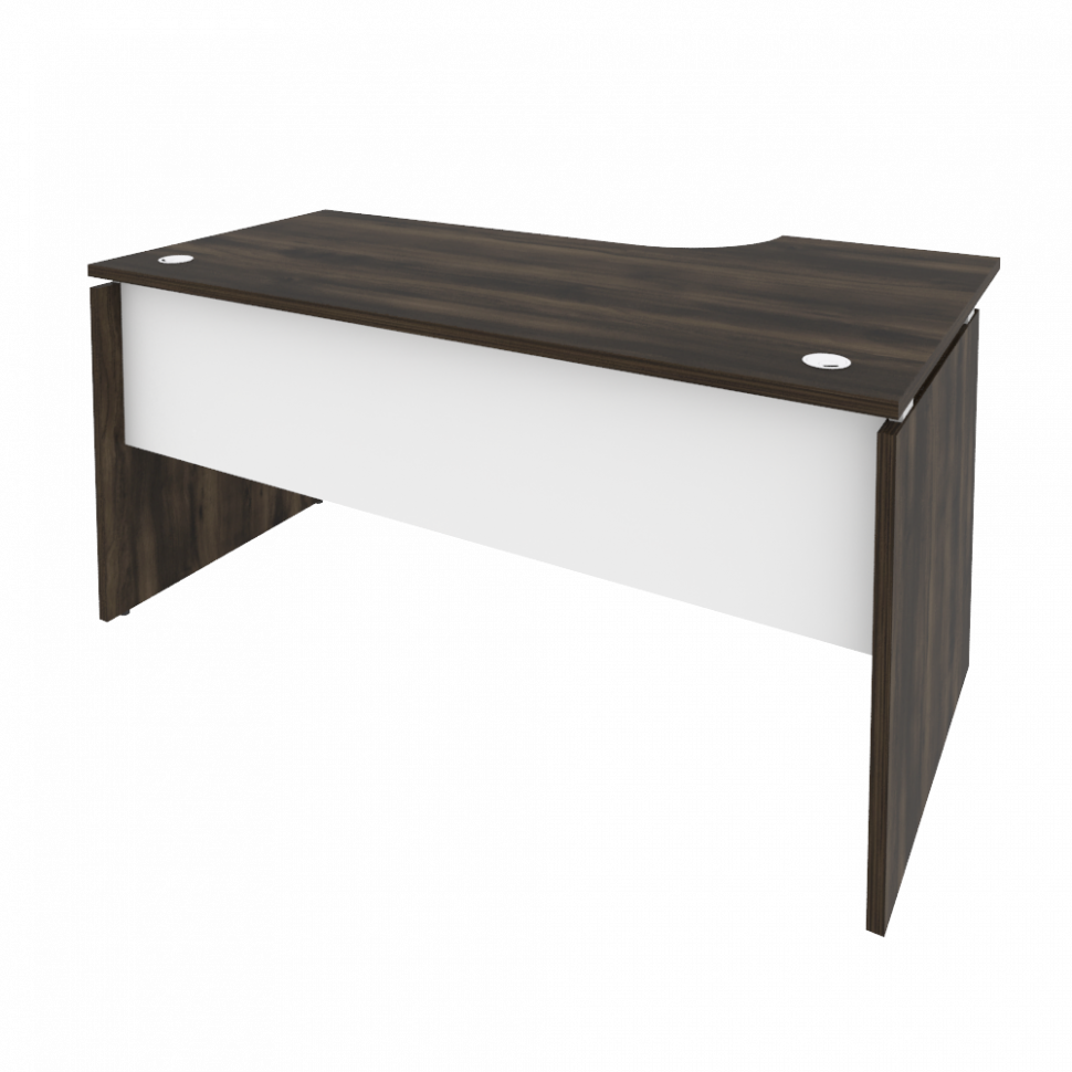 Onix Стол эргономичный левый O.SA-1 (L) Дуб Мали/Белый Бриллиант 1580*980*750 (720/460)