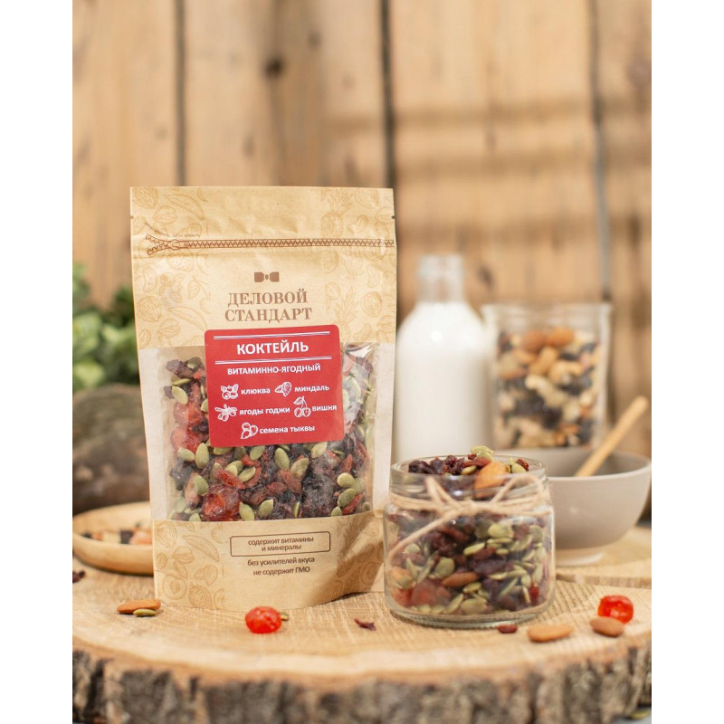 Коктейль Деловой Стандарт витаминно-ягодный, 200г