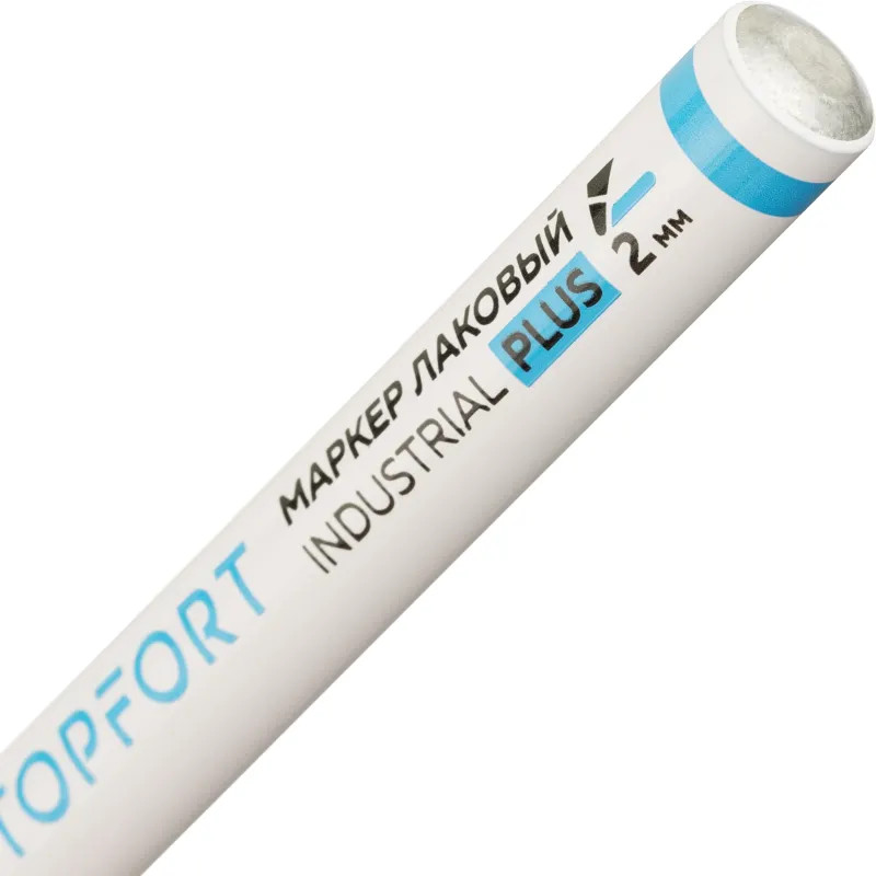 Маркер лаковый TOPFORT Industrial Plus 2 мм зеленый