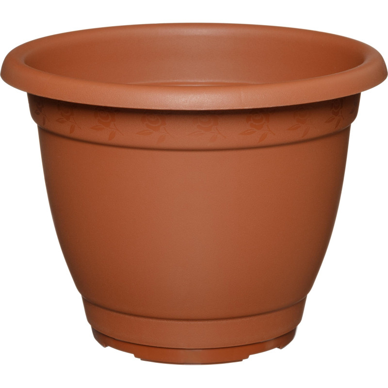 Горшок для цветов Борнео D 340 mm, 12,7л  терракотовый ING42034FТР