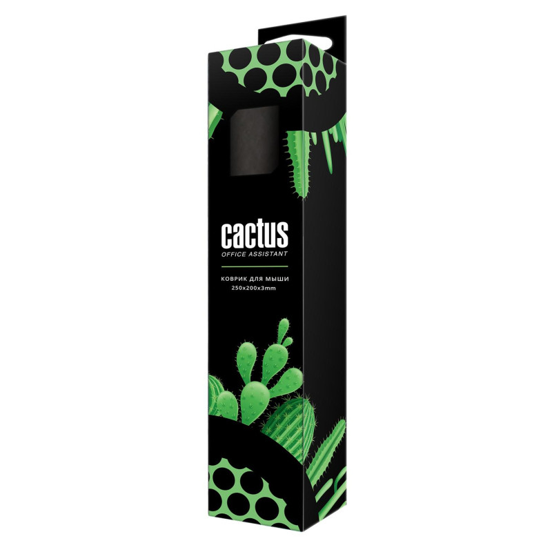 Коврик для мыши Cactus Black 250x200x3мм (CS-MP-D01S/ CS-MPC-D01S) Коврик для мыши Cactus Black 250x200x3мм (CS-MP-D01S/ CS-MPC-D01S)