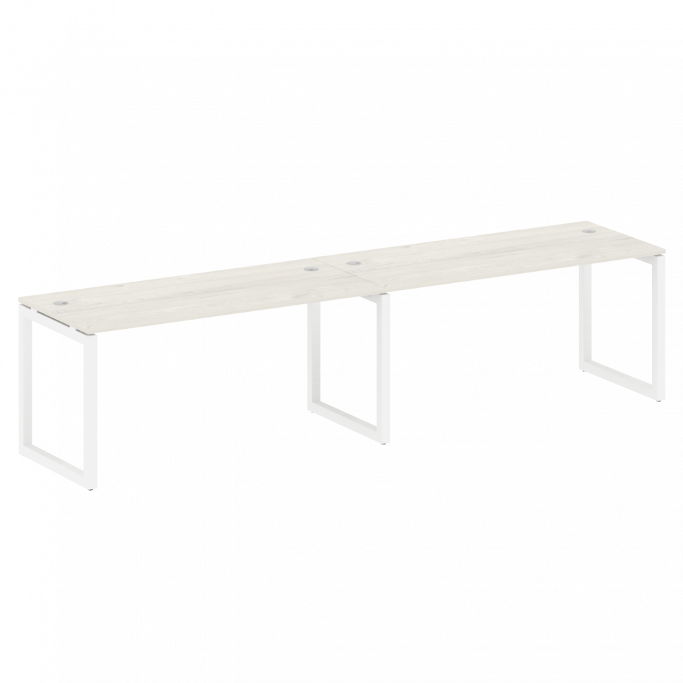 Metal System Quattro Рабочая станция на 2 места на О-образном м/к 50БО.СМ-2.4 Дуб Наварра/Металл Бел Metal System Quattro Рабочая станция на 2 места на О-образном м/к 50БО.СМ-2.4 Дуб Наварра/Металл Бел