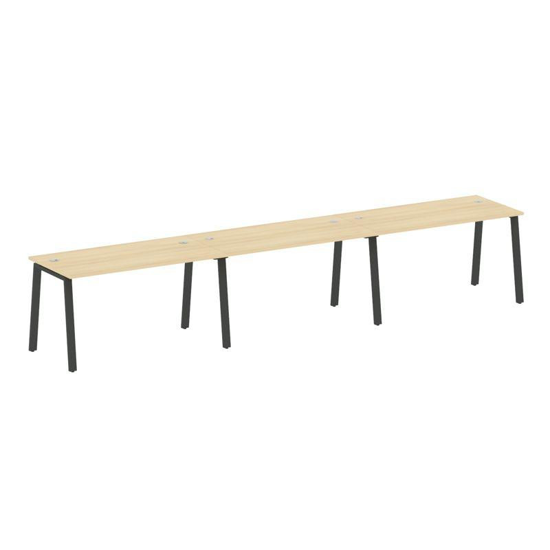 Metal System Рабочая станция на 3 места на А-образном м/к БА.СМ-3.3 Акация Лорка/Металл Антрацит 420 Metal System Рабочая станция на 3 места на А-образном м/к БА.СМ-3.3 Акация Лорка/Металл Антрацит 420