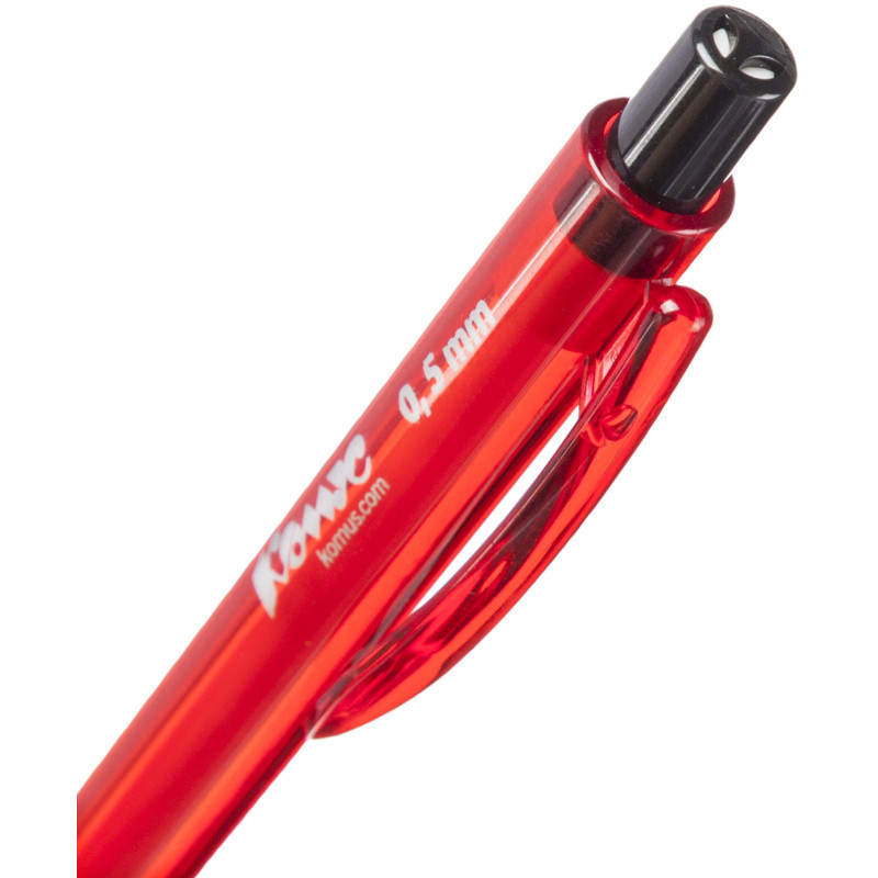 Карандаш механический Комус, 0,5мм красный