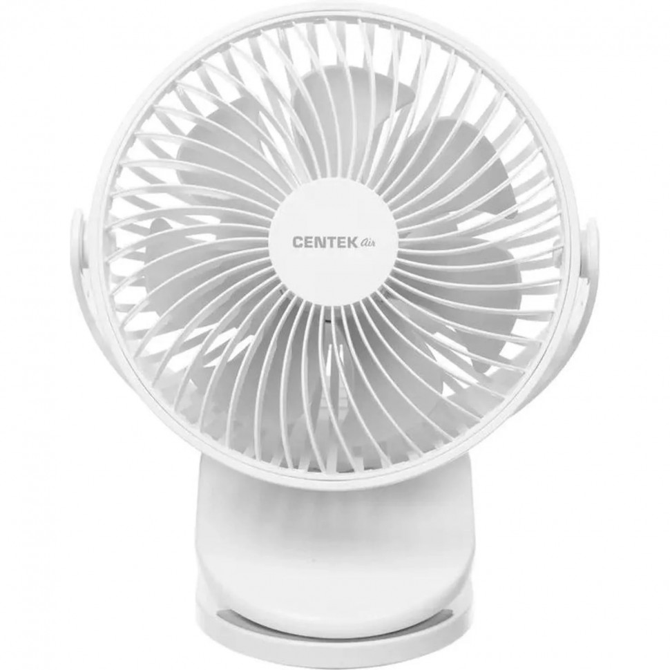 Вентилятор Centek CT-5045,настольный,аккум.1800мАч/5Вт/ 4ск/Клипса/Таймер8ч Вентилятор Centek CT-5045,настольный,аккум.1800мАч/5Вт/ 4ск/Клипса/Таймер8ч