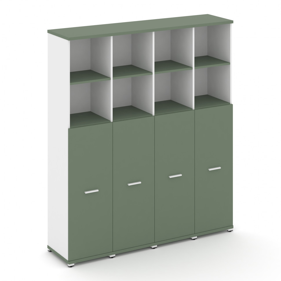 Concept Шкаф 4 узкие секции, 5 ниш CN.STU-544 W Кобо/Белый Бриллиант/Металл Белый 1668*420*1922 Concept Шкаф 4 узкие секции, 5 ниш CN.STU-544 W Кобо/Белый Бриллиант/Металл Белый 1668*420*1922