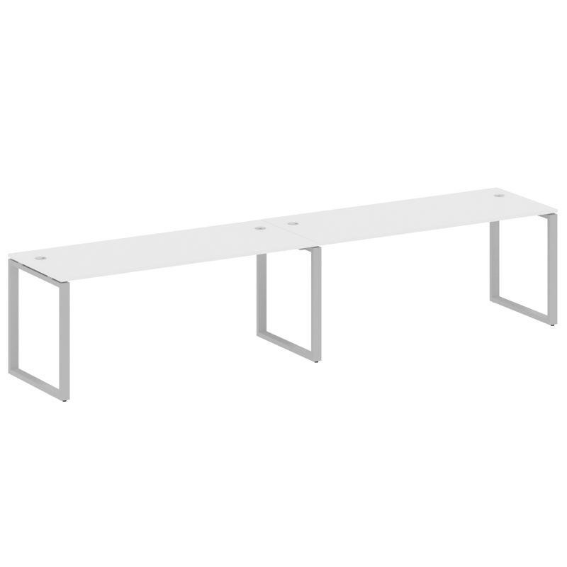 Metal System Рабочая станция на 2 места на О-образном м/к БО.СМ-2.5 Белый/Металл Серый 3600*720*750 Metal System Рабочая станция на 2 места на О-образном м/к БО.СМ-2.5 Белый/Металл Серый 3600*720*750