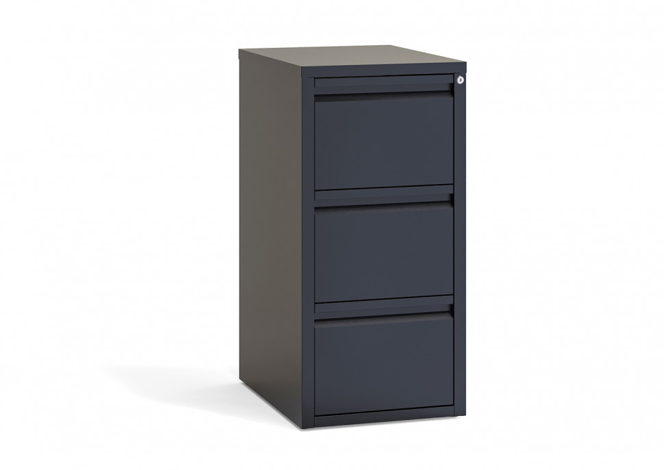 Riva Metal Картотека металлическая (центральный замок) RM.KM-03 Металл Антрацит 487*642*1005