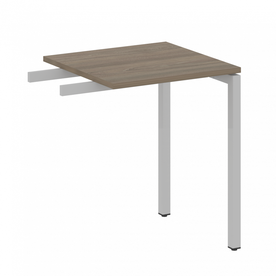 Metal System Quattro Приставной элемент на П-образном м/к 40БП.ПР-1 Вяз Благородный/Металл Серый 600 Metal System Quattro Приставной элемент на П-образном м/к 40БП.ПР-1 Вяз Благородный/Металл Серый 600