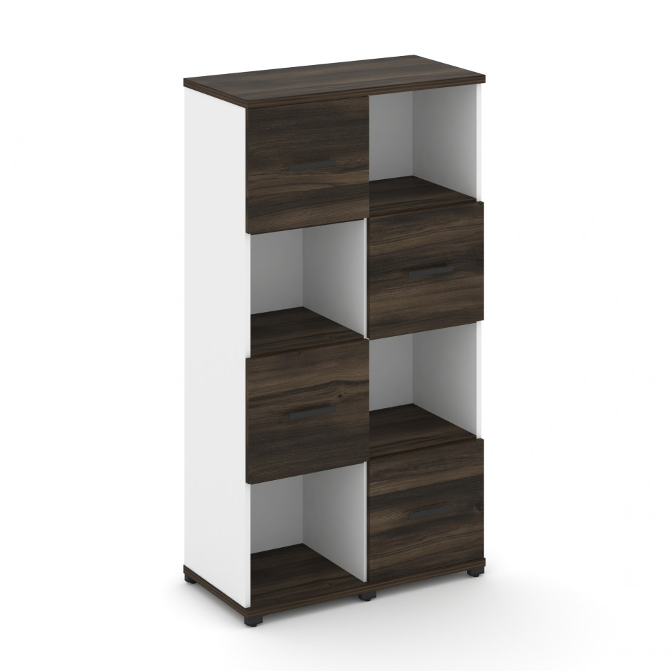 Concept Набор №421.U CN.STUN-421 B Дуб Мали/Белый Бриллиант/Металл Черный 836*420*1554