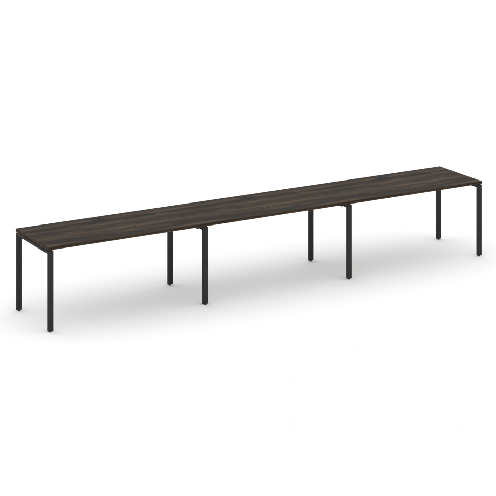 Concept Рабочая станция 3 места CN.ORS-008 Дуб Мали/Металл Черный 4740*720*750