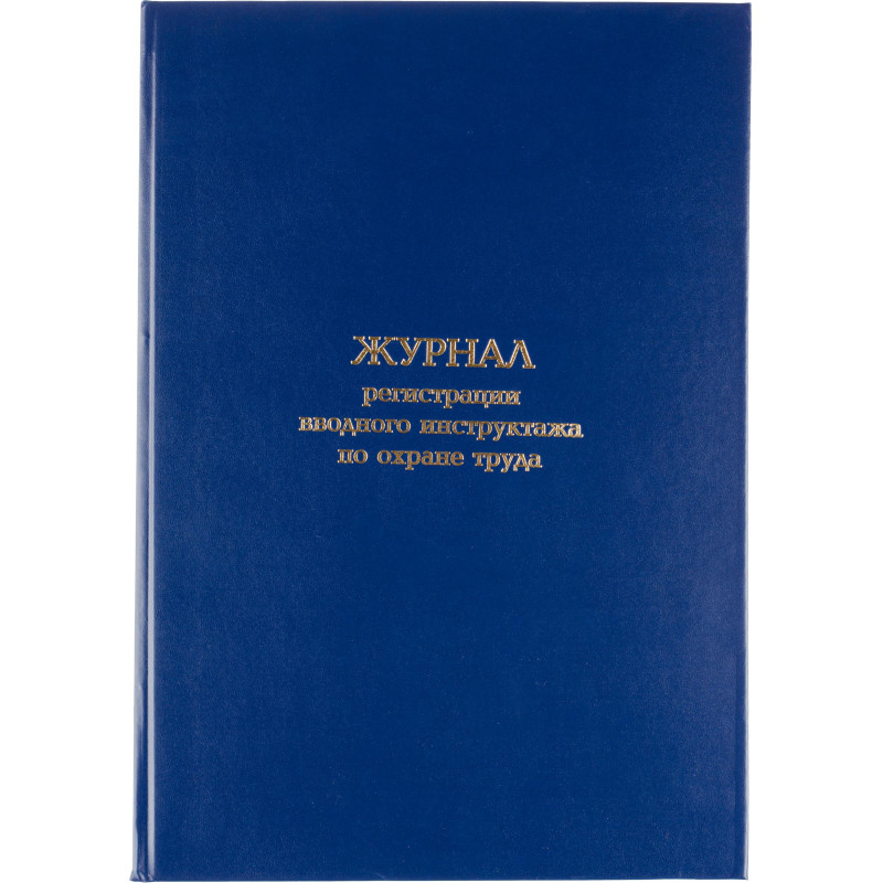 Журнал регистрации вводного инструктажа по охране труда, бумвинил,96л,офсет