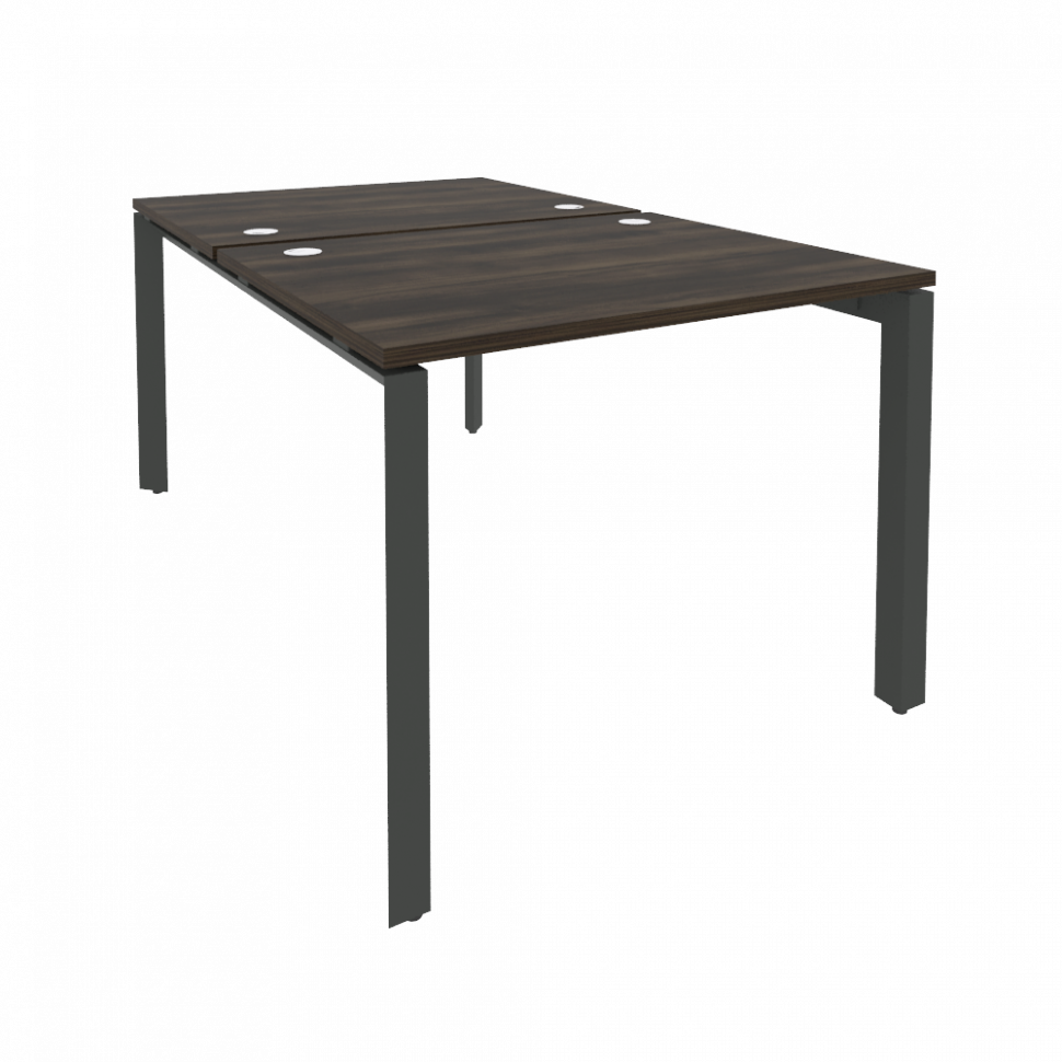 Onix Рабочая станция на П-образном м/к O.MP-D.RS-2.1.8 Дуб Мали/Металл Антрацит 980*1635*750