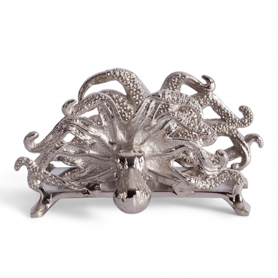 Салфетница Secret De Maison OCTOPUS ( mod. 9681 ) алюминиевый сплав, 18x15x9,5 см, никель/nickel