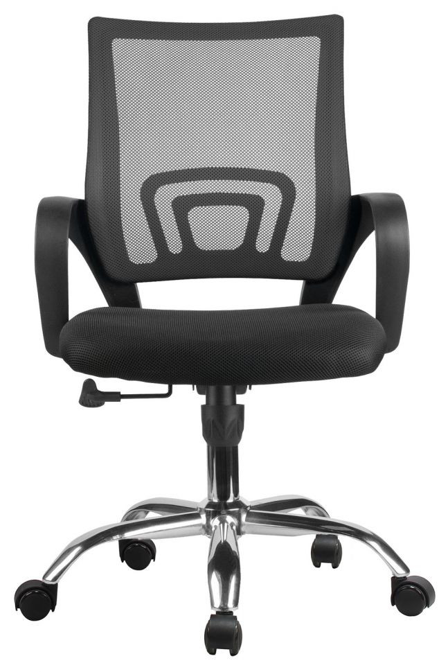 Кресло RCH 8085JE Чёрная сетка/Хром крестовина