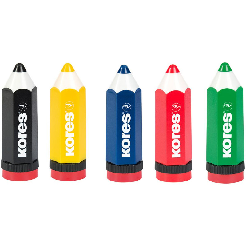 Точилка Kores  Карандаш  с контейнером, цвет ассорти 35811