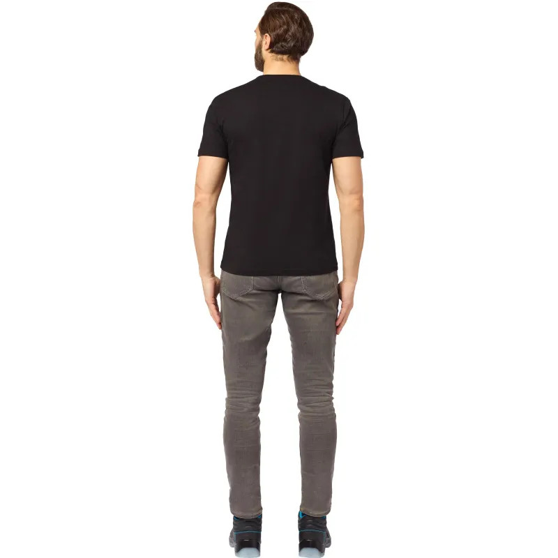 Футболка (160 г.) с кор.рукавом чрн.(S)